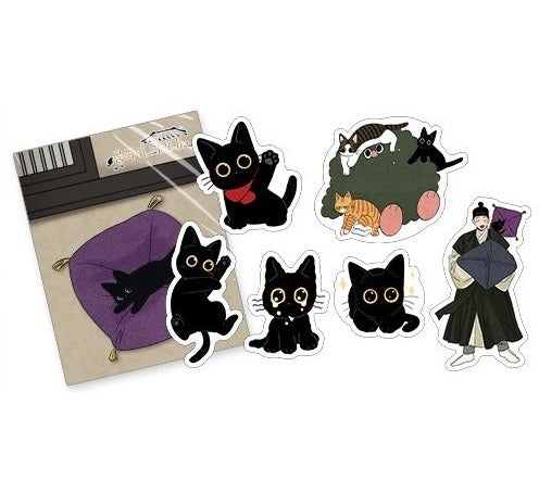 [POP-UP] Author Gongsam : [The Tale of Goldiluck, the Black Kitten] Removable Sticker