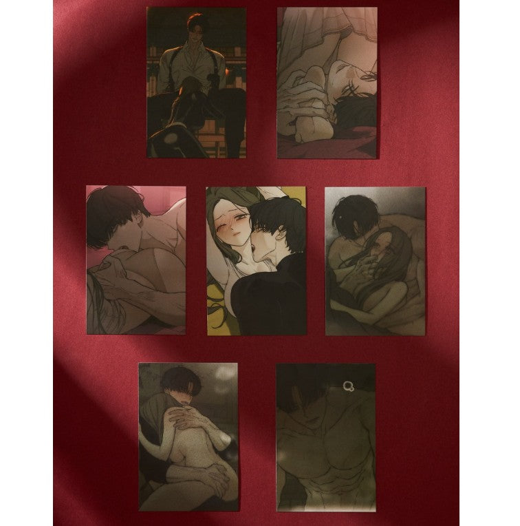 [pre-order] Tears on a Withered Flower : Illustration Postcard Book 19+