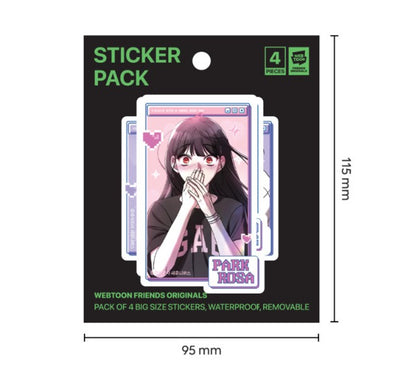 Villain with a Crush : Sticker Pack