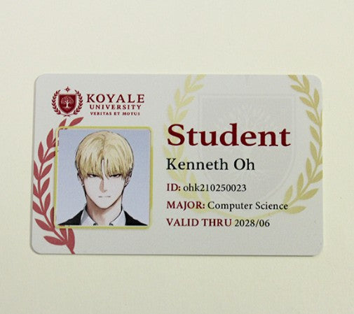 My roommate does it too much : Student Card