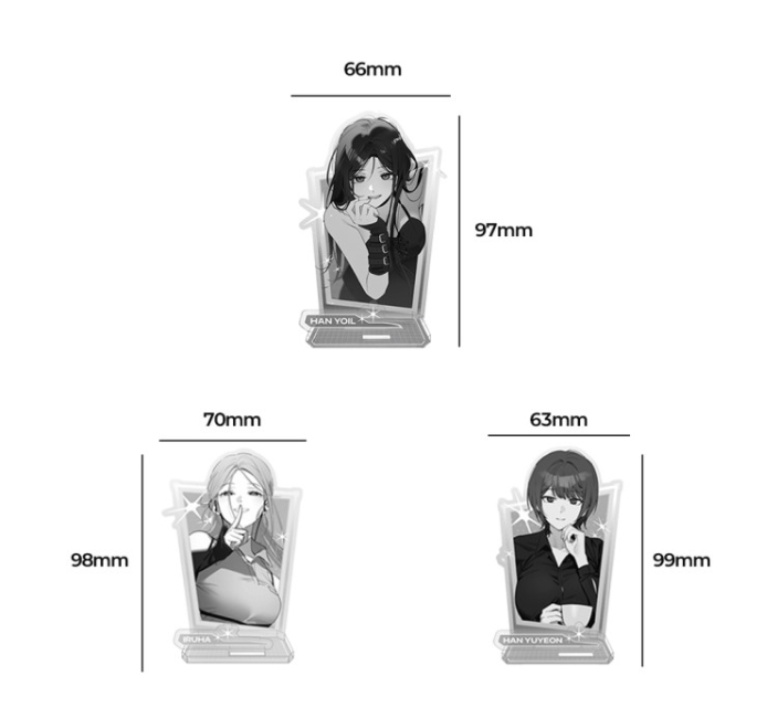 Today's Han Yo-il is a Woman : Half Body Acrylic Stand
