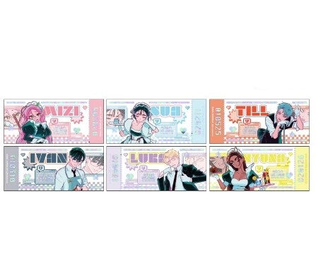 [Animate Cafe] Alien Stage : Gold Foiled Ticket Card(random)