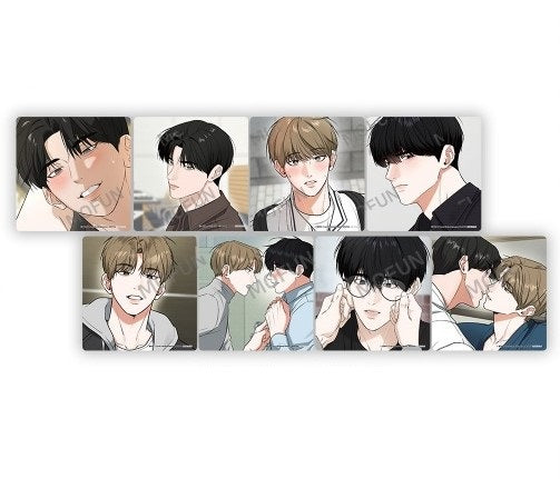 [collaboration cafe] All For Me : 8 coasters set