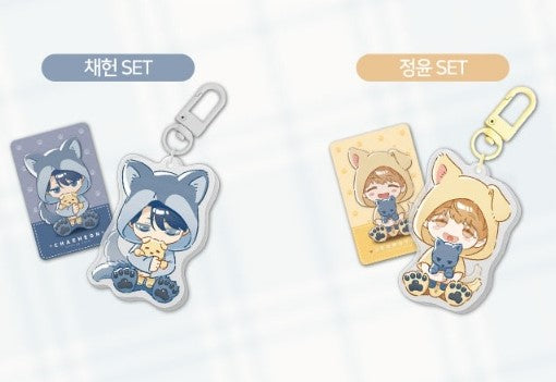[Fantazit Cafe] Love on Hold : Lenticular Keyring Set