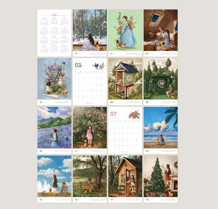 [pre-order][Tumblbug] 2026 Forest Girls Diary & Calendar by Aeppol
