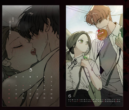 Tears on a Withered Flower : 2026 Desk Calendar