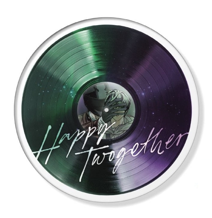 [Be On Cafe] Happy Twogether : Vinyl Record Phone Grip