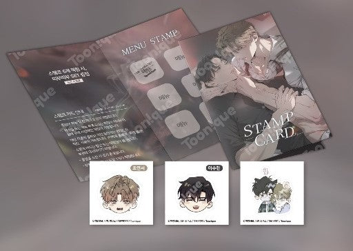 [Toonique Cafe] Dear Stranger : Stamp Card + Seal Sticker