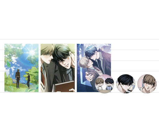 [Be On Cafe] Friend or Faux : 3 Posters and 3 can badges