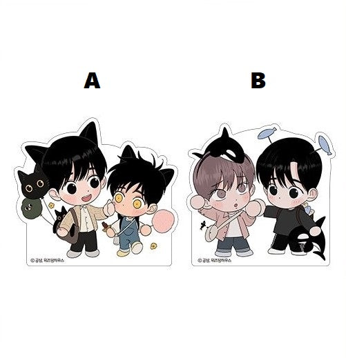 [POP-UP] Author Gongsam : [The Tale of Goldiluck, the Black Kitten, Killer Whale Protocol] Acrylic Block