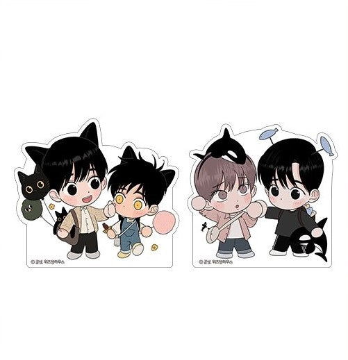 [POP-UP] Author Gongsam : [The Tale of Goldiluck, the Black Kitten, Killer Whale Protocol] Acrylic Block