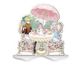 [POP-UP] Daon Webtoon The Black Leopard Family's Snow Leopard Baby : Diorama Acrylic Stand