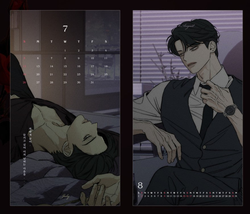 Tears on a Withered Flower : 2026 Desk Calendar