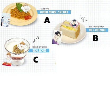 [Fantazit Cafe] Love on Hold : Food Menu Card set