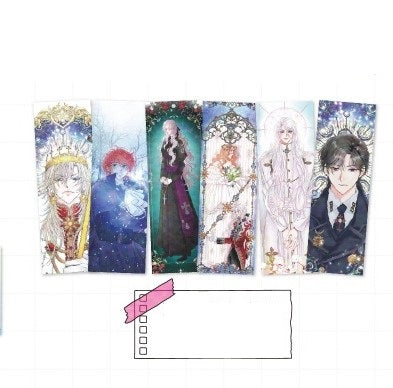 [pre-order][Be On Cafe] Author LeeVin : Transparent Bookmark 6P Set