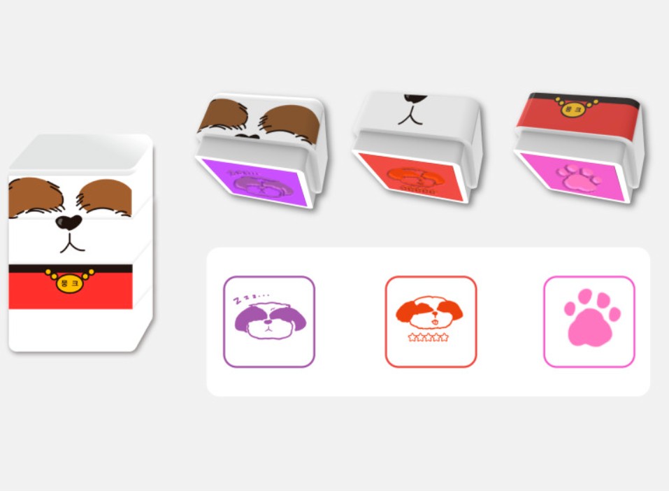 [pre-order] After School Lessons for Unripe Apples : 6 Types Stamp set