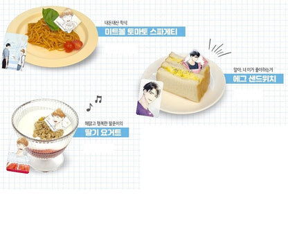 [Fantazit Cafe] Love on Hold : Food Menu Card set