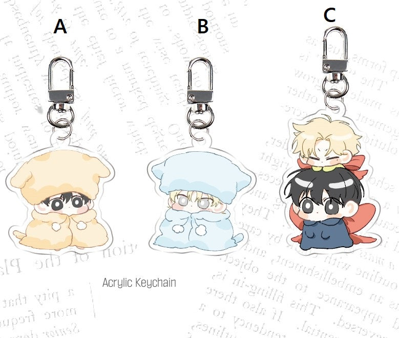 [Pre-order][collaboration cafe] A World Without You : Acrylic Keychain