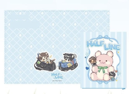 [Be On Cafe] Half Line : Cushion Blanket