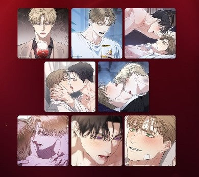 [Fantazit Cafe] Kiss Me If You Can : Gala After Party 8 coasters set