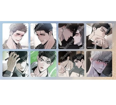 [Toonique Cafe] Opposites Attract × The Secretive XX : 8 coasters set