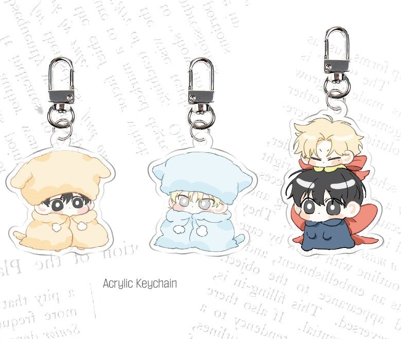 [Pre-order][collaboration cafe] A World Without You : Acrylic Keychain