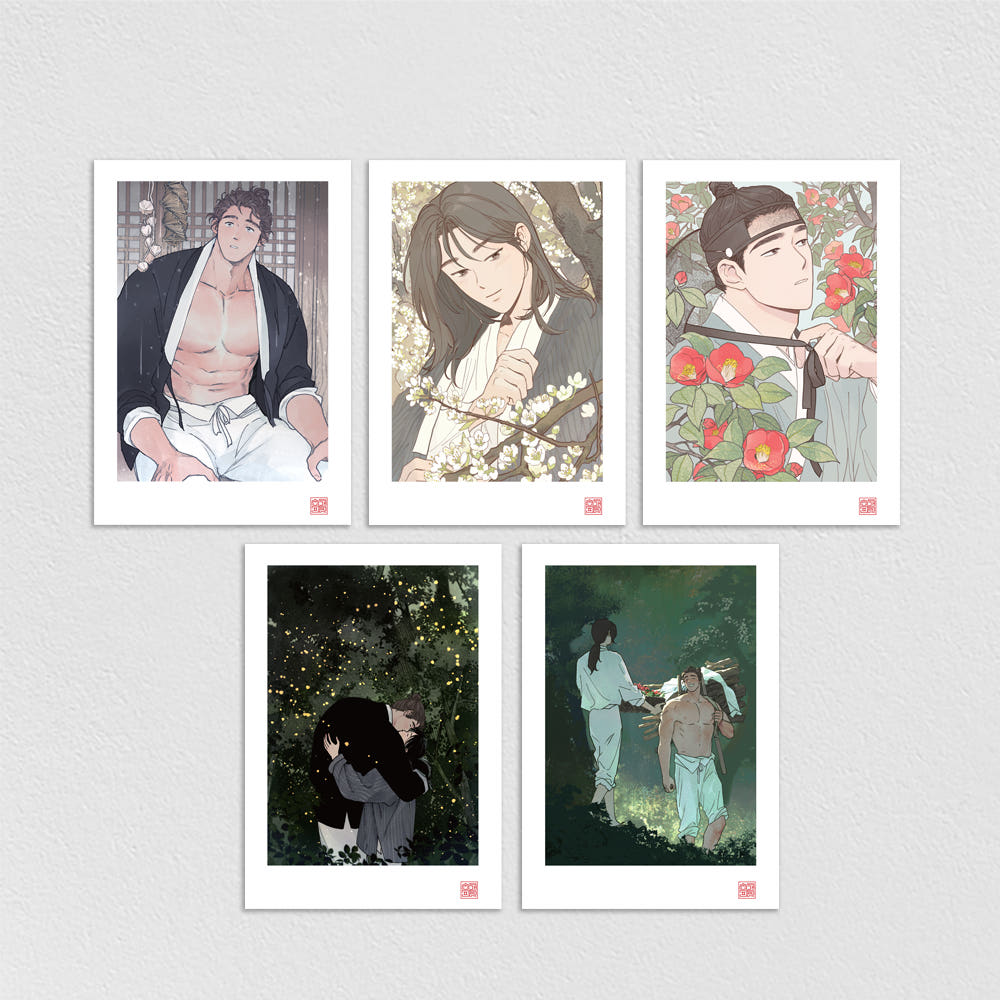 Bongchon Bride : Korean paper poster set + hologram photo card