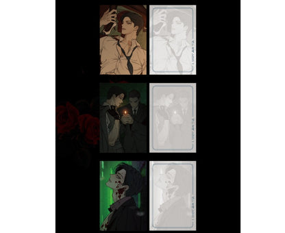 [pre-order] Tears on a Withered Flower : Illustration Postcard Book 19+
