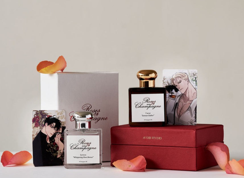 NEMO MARKET] Roses and Champagne : Perfume(30ml) and Glitter Set