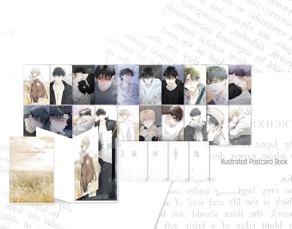 [Pre-order][collaboration cafe] A World Without You : Illustrated Postcard Book