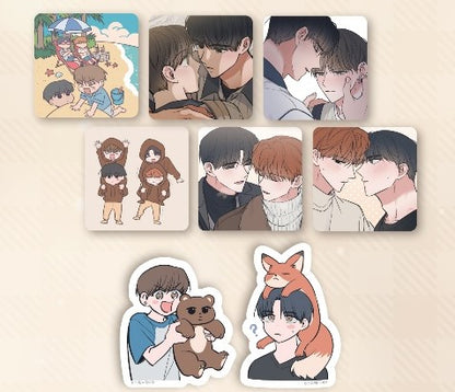 [Polarfox Cafe] Between the Stars(Brightest Day : Hyesung) : 6 Coasters & 2 stickers