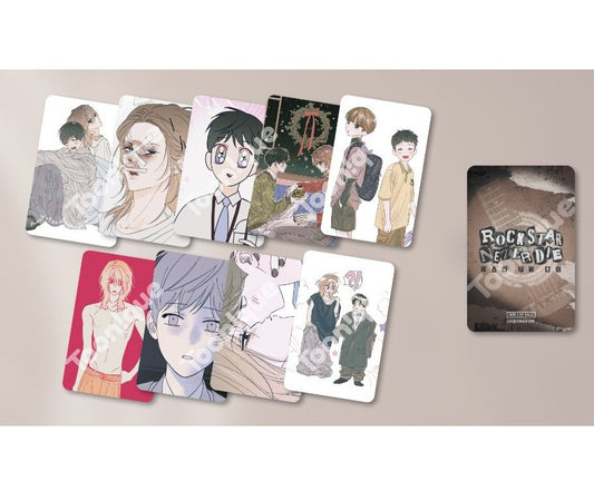 [Toonique Cafe] Rockstar Never Die : 9 photo cards set