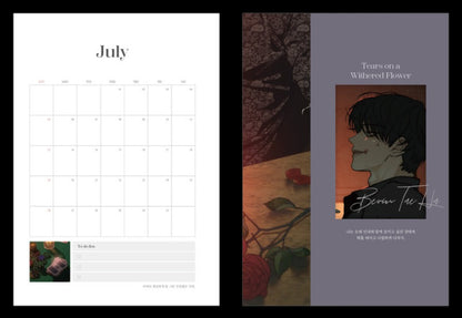 Tears on a Withered Flower : 2026 diary, Planner