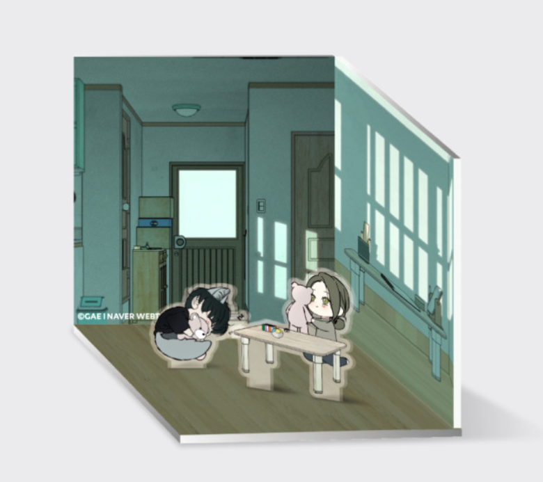 Tears on a Withered Flower : Diorama Acrylic Stand