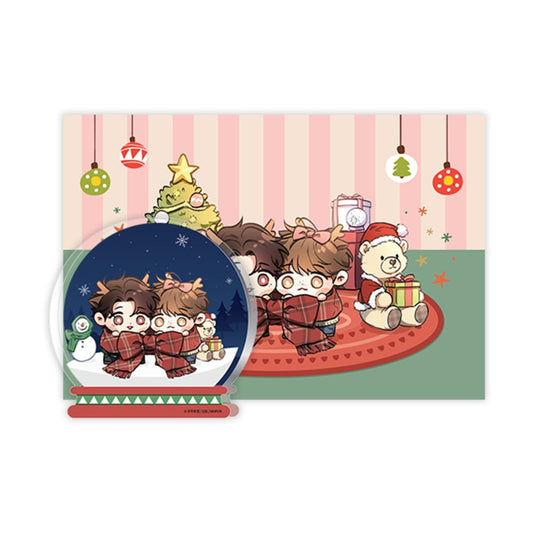 [Mofun Cafe 2nd] Love history caused by willful negligence : snow ball Glipik Set