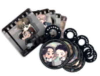 [LEBOM CAFE] DAYBREAK OFFICIAL CAFE : Coaster & Straw pick