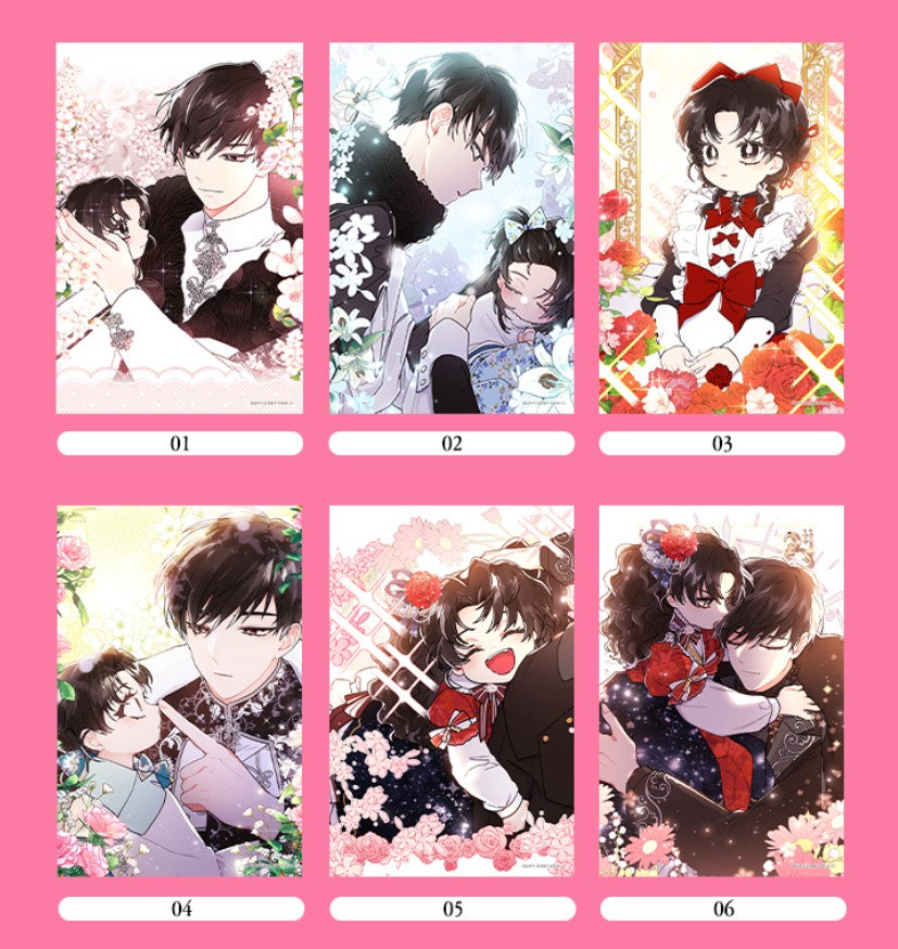 [pre-order] The Male Lead's Little Lion Daughter : Postcards, 14 Types