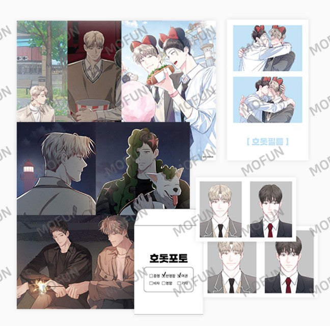 [in stock][collaboration cafe]Between the Lines : date photo set