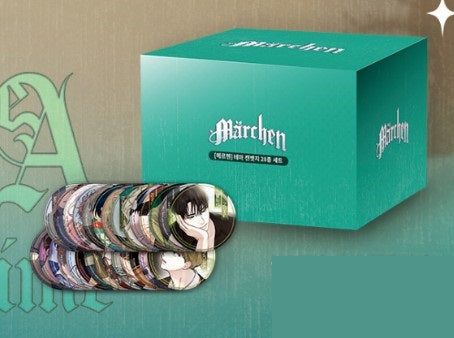 [pre-order][BOMTOON POP-UP][10th Anni. Home Party][MERCHEN] 10th anni. Theme Can badge Full set