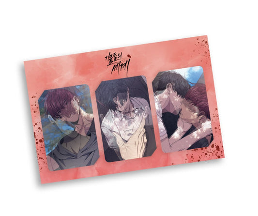 [Flash Sale/1 Day only][collaboration cafe] The Pawn's Revenge : lenticular photo  card set(복사)