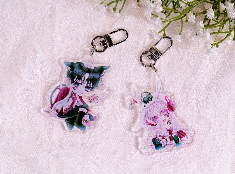 [low stock] The Siren : tumblbug Acrylic Keyring Set