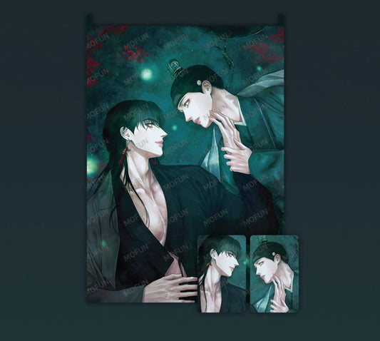 [collaboration cafe] The Ghost's Nocturne : Chiffon Poster set