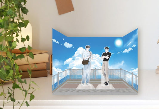 [Be On Cafe] Stranger : Acrylic Stand Background Package