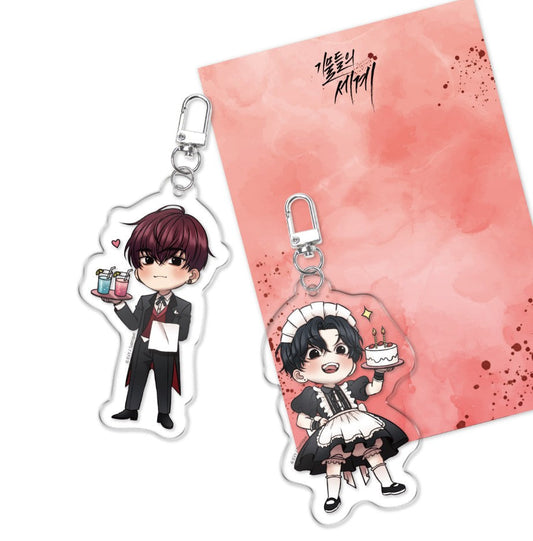 [Flash Sale/1 Day only][collaboration cafe] The Pawn's Revenge : SD acrylic keyring