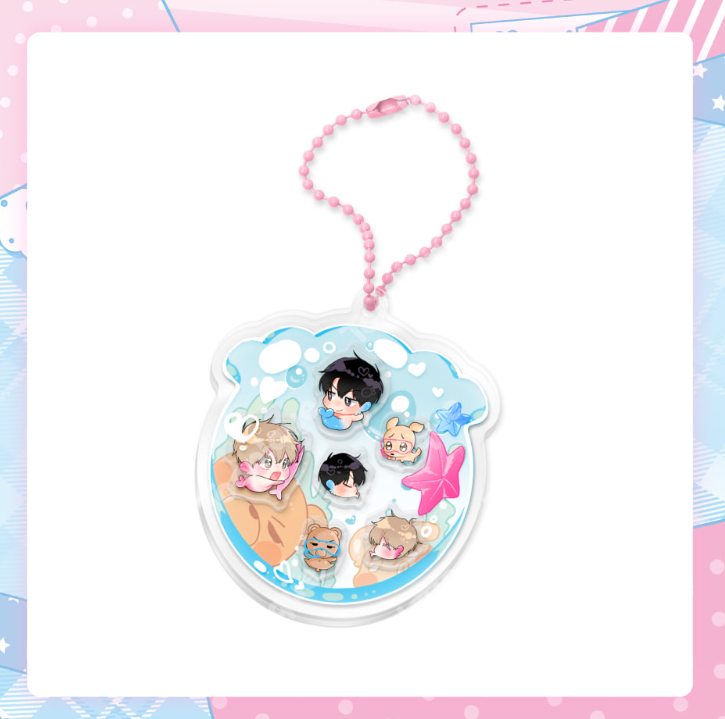 [pre-order][Toonique Cafe] Hyung's Omega : Acrylic Shaker Keyring