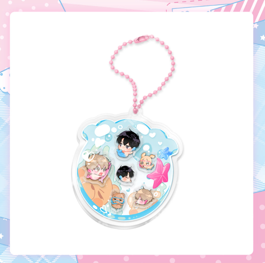 [pre-order][Toonique Cafe] Hyung's Omega : Acrylic Shaker Keyring