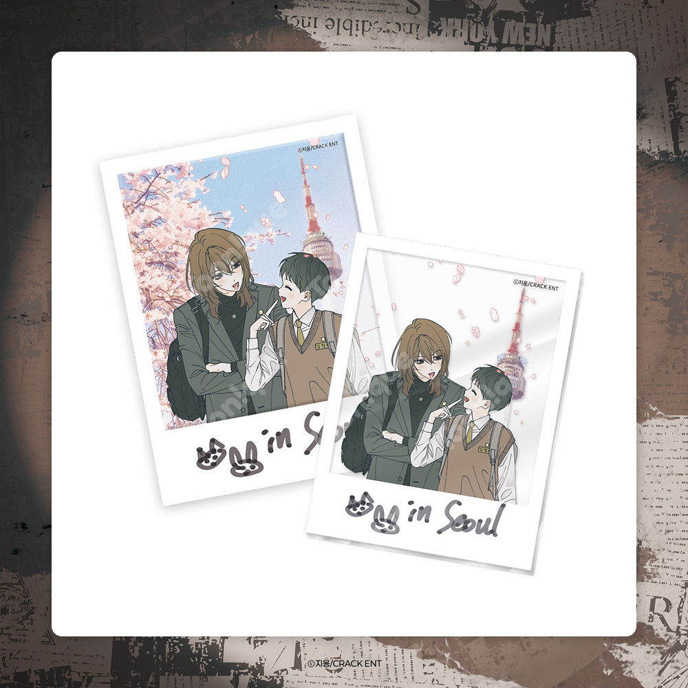 [pre-order][Toonique Cafe] Rockstar Never Die : Acrylic Card Set(Seoul ver.)