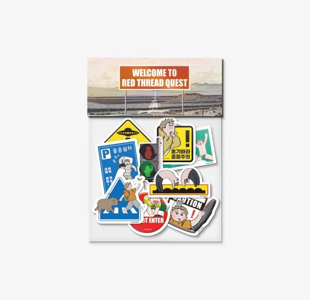 Red Thread Quest : SD Road Sign Sticker Pack