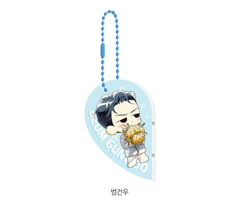 [collaboration cafe] The Dangerous Convenience Store : Wedding SD Magnet Couple keyring set