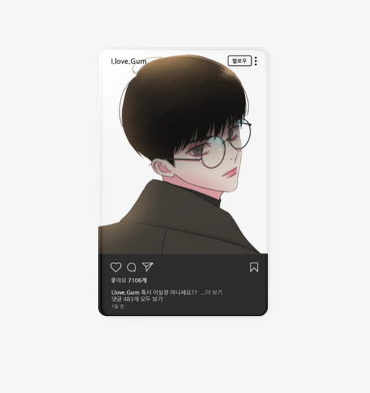 Missing Love: The Marrying Man : IGUM transparent Photo Card